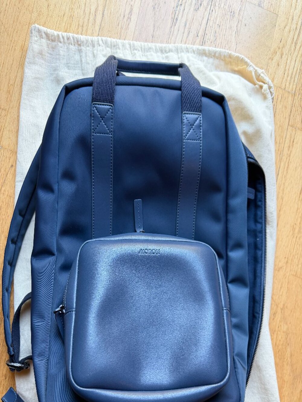 Monos Metro Backpack Oxford Blue- Very Good Condition
